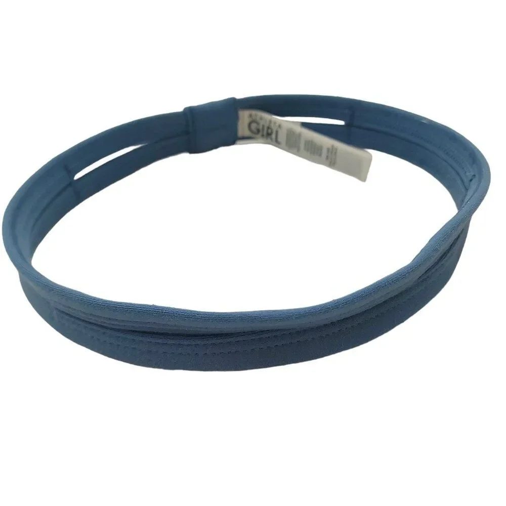 Athleta Girl Double Trouble Hair Headband One Size Blue Activewear